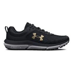 Under Armour Assert 10 Youth Running Shoes Black / Metallic Gold