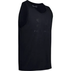 Under Armour Men's UA Sportstyle Logo Tank Black / Black -underwear Zone s7.ps1329589 001 hf