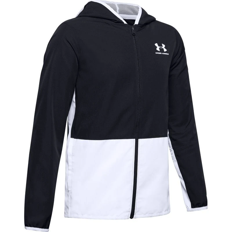 Under Armour Kids' Woven Track Jacket Black 3 Under Armour Kids' Woven Track Jacket Black - Image 3