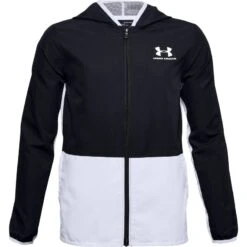 Under Armour Kids' Woven Track Jacket Black