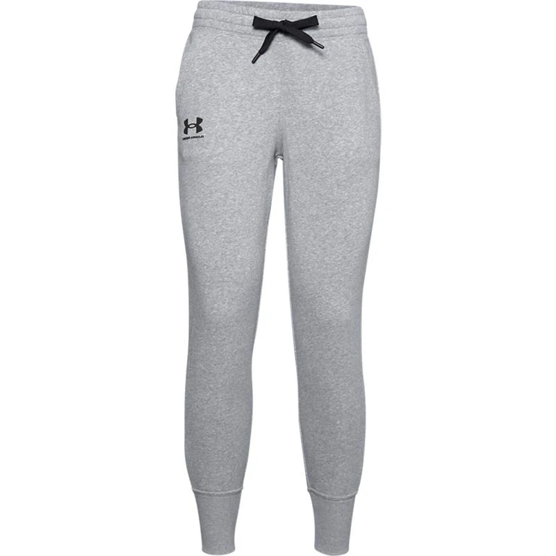 Under Armour Women's Rival Fleece Joggers Grey 5 Under Armour Women's Rival Fleece Joggers Grey - Image 5
