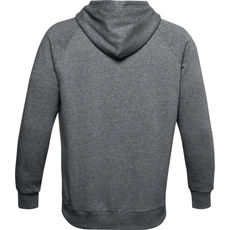Under Armour Men's UA Rival Fleece Hoodie Pitch Grey Light Heather / Onyx White 6 Under Armour Men's UA Rival Fleece Hoodie Pitch Grey Light Heather / Onyx White - Image 6