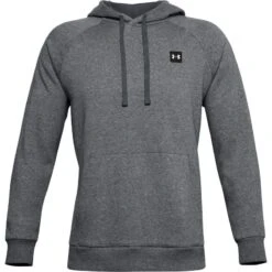 Under Armour Men's UA Rival Fleece Hoodie Pitch Grey Light Heather / Onyx White 10 Under Armour Men's UA Rival Fleece Hoodie Pitch Grey Light Heather / Onyx White -underwear Zone s7.ps1357092 012 hf