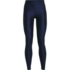 Under Armour Women's HeatGear® Armour No-Slip Waistband Branded Leggings Midnight Navy / Mineral Blue -underwear Zone s7.ps1361046 410 hf