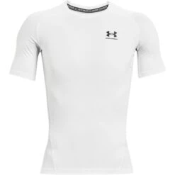 Under Armour Men's HeatGear® Armour Short Sleeve T-Shirt White / Black -underwear Zone s7.ps1361518 100 hf