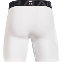 Under Armour Men's HeatGear® Armour Compression Shorts White / Black -underwear Zone s7.ps1361596 100 hb