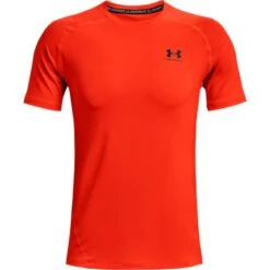Under Armour Men's HeatGear® Armour Fitted T-Shirt Phoenix Fire / Black -underwear Zone s7.ps1361683 296 hf