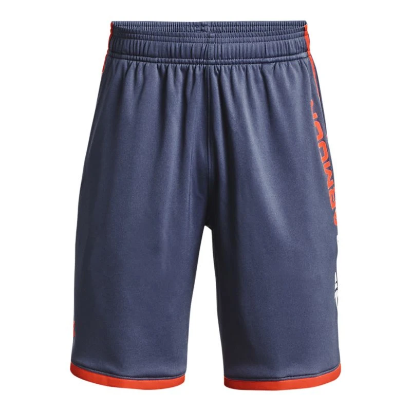Under Armour Kids' Stunt 3.0 Shorts Utility Blue / Blaze Orange / White 1 Under Armour Kids' Stunt 3.0 Shorts Utility Blue / Blaze Orange / White