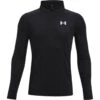 Under Armour Kids' UA Tech™ 2.0 Half Zip Black / White