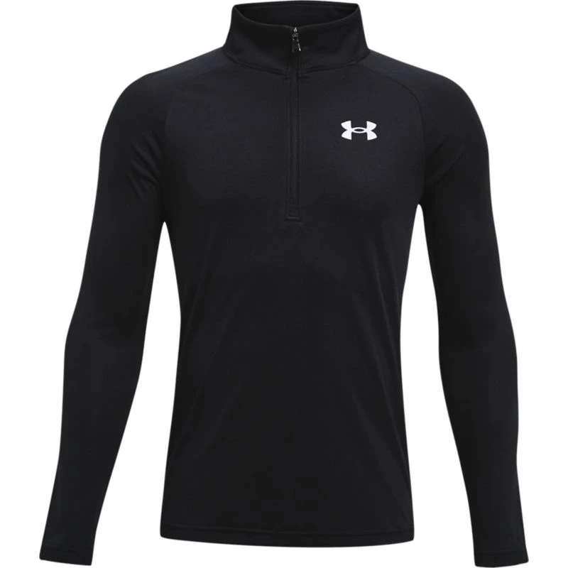 Under Armour Kids' UA Tech™ 2.0 Half Zip Black / White 1 Under Armour Kids' UA Tech™ 2.0 Half Zip Black / White