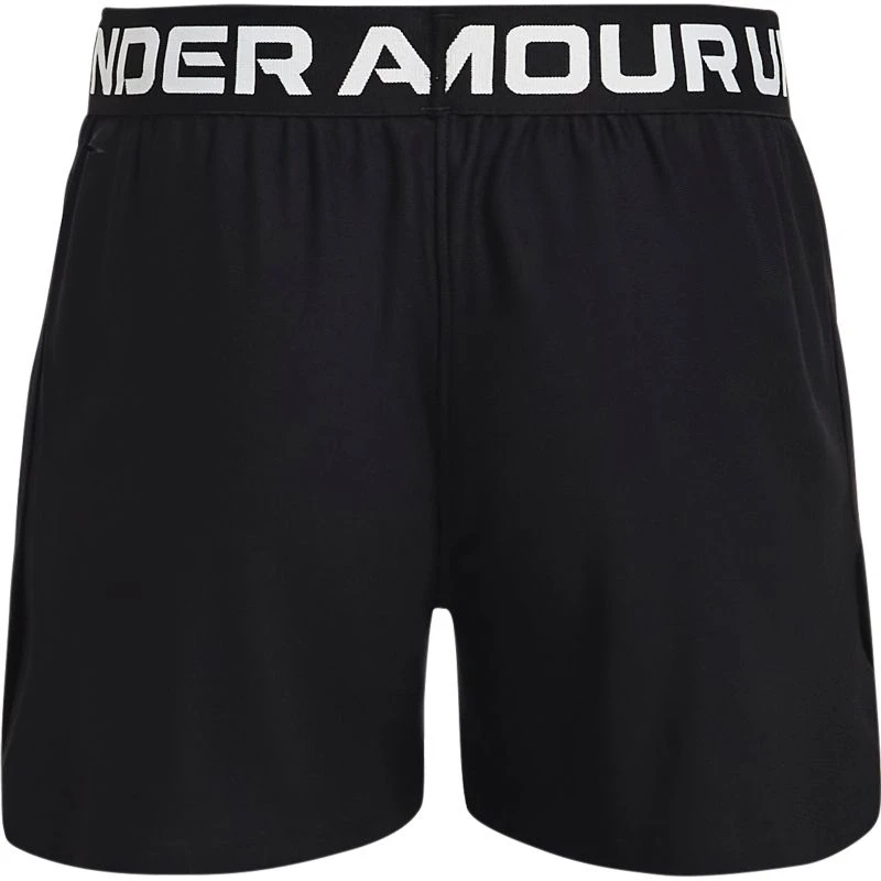Under Armour Kids' UA Play Up Shorts Black / Silver 2 Under Armour Kids' UA Play Up Shorts Black / Silver - Image 2