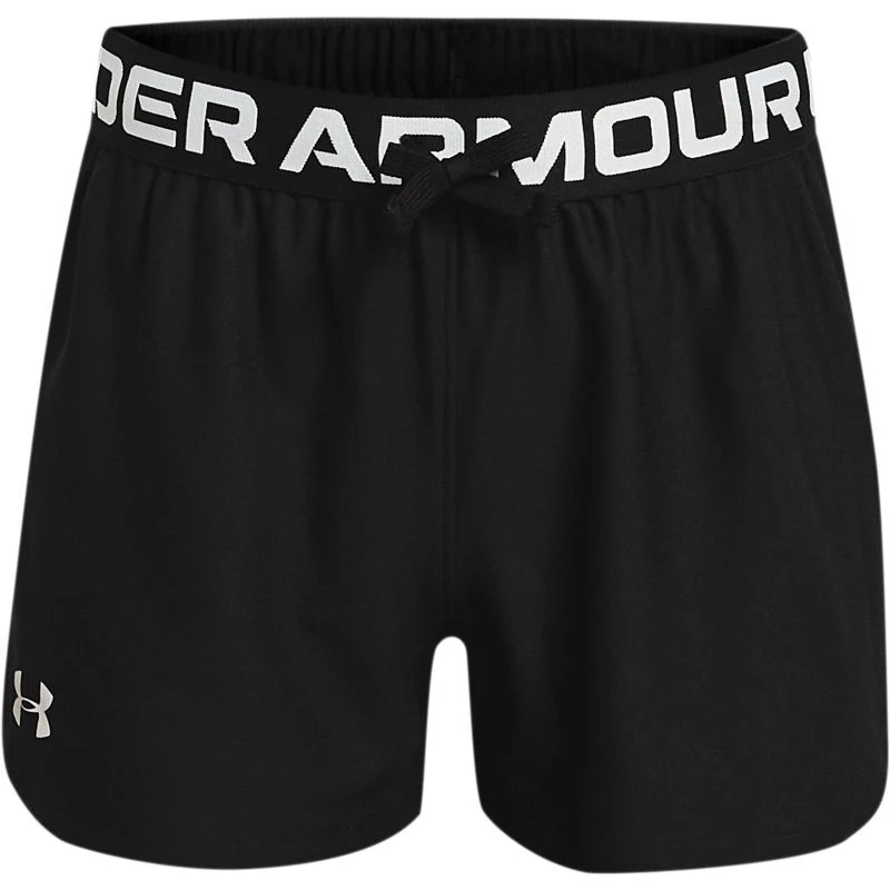 Under Armour Kids' UA Play Up Shorts Black / Silver 1 Under Armour Kids' UA Play Up Shorts Black / Silver