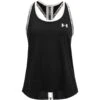 Under Armour Kids' UA Knockout Tank Black / White