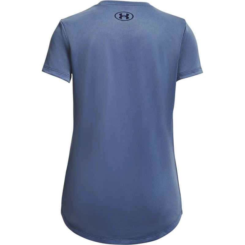Under Armour Kids' Tech™ Graphic Big Logo T-Shirt Mineral Blue / White / Midnight Navy 2 Under Armour Kids' Tech™ Graphic Big Logo T-Shirt Mineral Blue / White / Midnight Navy - Image 2