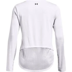 Under Armour Women's UA Tech™ Vent Long Sleeve T-Shirt White / Black -underwear Zone s7.ps1366130 100 hb