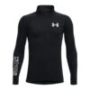 Under Armour Kids' Tech™ Big Logo Half Zip Black / White