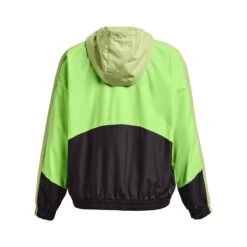 Under Armour Women's UA Rush Woven Full Zip Jacket Pale Olive / Quirky Lime / Jet Grey -underwear Zone s7.ps1369845 383 hb