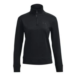 Under Armour Women's Quarter Zip Top Black -underwear Zone s7.ps1373058 001 hf