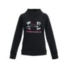 Under Armour Kids' Rival Fleece Big Logo Hoodie Black / Pink Punk
