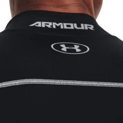 Under Armour Men's UA ColdGear® Armour Compression Mock Baselayer Black / Steel 9 Under Armour Men's UA ColdGear® Armour Compression Mock Baselayer Black / Steel -underwear Zone s7.v5 1265648 001 collar