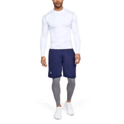 Under Armour Men's UA ColdGear® Armour Compression Mock Baselayer White / Steel 9 Under Armour Men's UA ColdGear® Armour Compression Mock Baselayer White / Steel -underwear Zone s7.v5 1265648 100 fsf