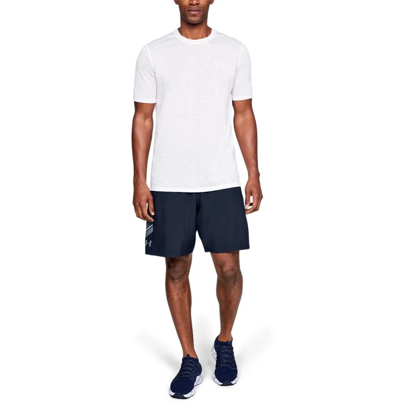 Under Armour Men's Woven Graphic Short Academy / Steel 1 Under Armour Men's Woven Graphic Short Academy / Steel