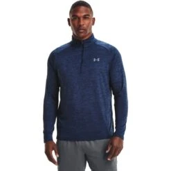 Under Armour Men's UA Tech™ Half Zip Top Academy / Steel