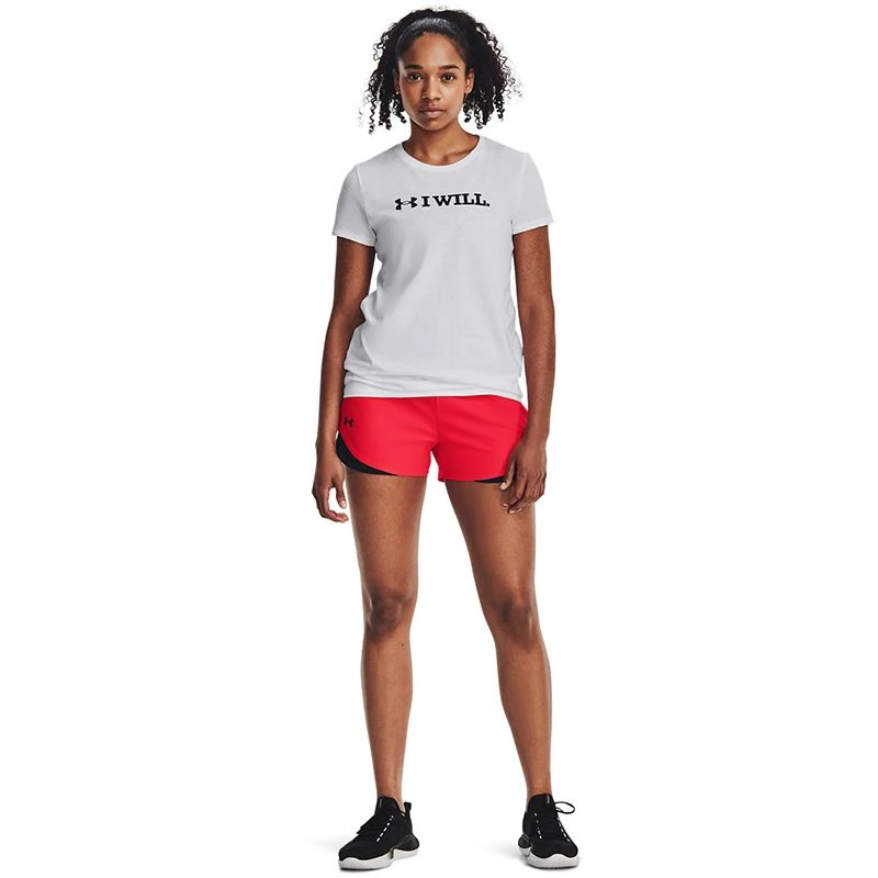 Under Armour Women's Play Up Shorts 3.0 Beta / Black 3 Under Armour Women's Play Up Shorts 3.0 Beta / Black - Image 3