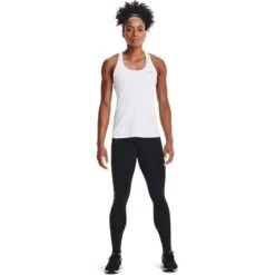Under Armour Women's UA Favourite Wordmark Leggings Black / Aqua Foam -underwear Zone s7.v5 1356403 003 fsf