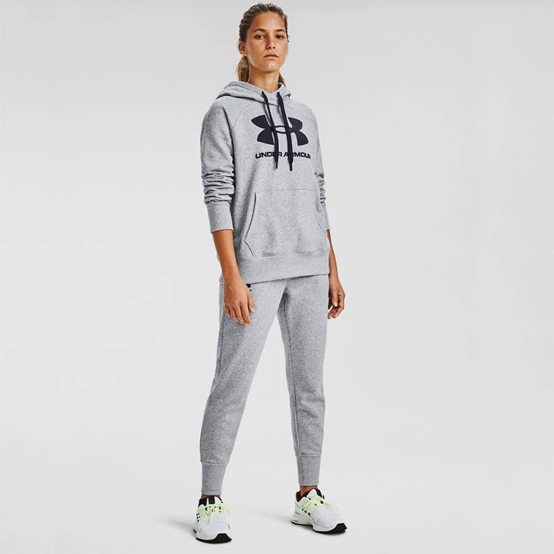 Under Armour Women's Rival Fleece Joggers Grey 3 Under Armour Women's Rival Fleece Joggers Grey - Image 3