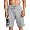 Under Armour Men's UA Rival Fleece Big Logo Shorts Mod Gray Light Heather / Black
