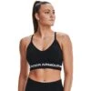 Under Armour Women's UA Seamless Sports Bra Black / Halo Gray