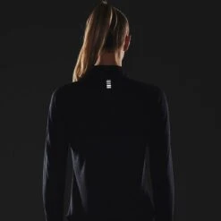 Under Armour Women's UA Streaker Run Half Zip Top Black / Reflective -underwear Zone s7.v5 1361375 001 refl