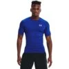 Under Armour Men's HeatGear® Armour Short Sleeve T-Shirt Royal / White