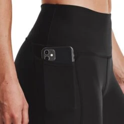 Under Armour Women's HeatGear® Armour High Rise Leggings Black -underwear Zone s7.v5 1365335 001 sidedet