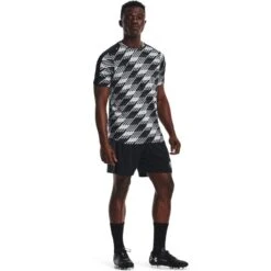 Under Armour Men's Challenger Training T-Shirt Grey / Black -underwear Zone s7.v5 1365408 014 fsf