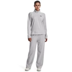 Under Armour Women's Quarter Zip Top Halo Gray Light Heather / Black 8 Under Armour Women's Quarter Zip Top Halo Gray Light Heather / Black -underwear Zone s7.v5 1373058 014 fsf