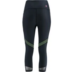 Women's Savannah Capri Leggings Black / Green 8 Women's Savannah Capri Leggings Black / Green -underwear Zone savannah52 capri pant blk mesh khaki pink 3