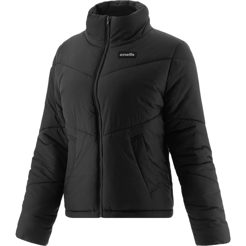 Kids' Selena Boxy Puffer Jacket Black / Gold 2 Kids' Selena Boxy Puffer Jacket Black / Gold - Image 2