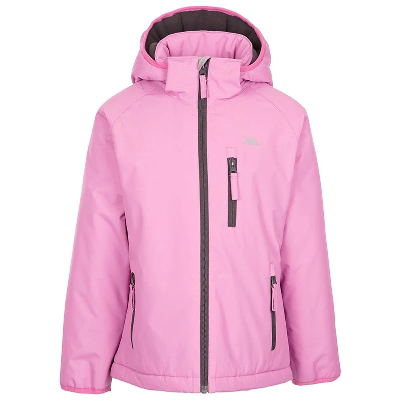 Trespass Kids' Shasta Padded Waterproof Jacket Deep Pink 1 Trespass Kids' Shasta Padded Waterproof Jacket Deep Pink