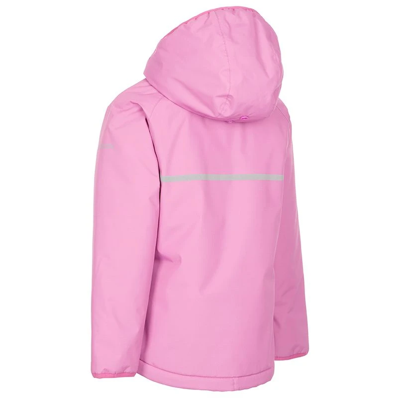 Trespass Kids' Shasta Padded Waterproof Jacket Deep Pink 2 Trespass Kids' Shasta Padded Waterproof Jacket Deep Pink - Image 2