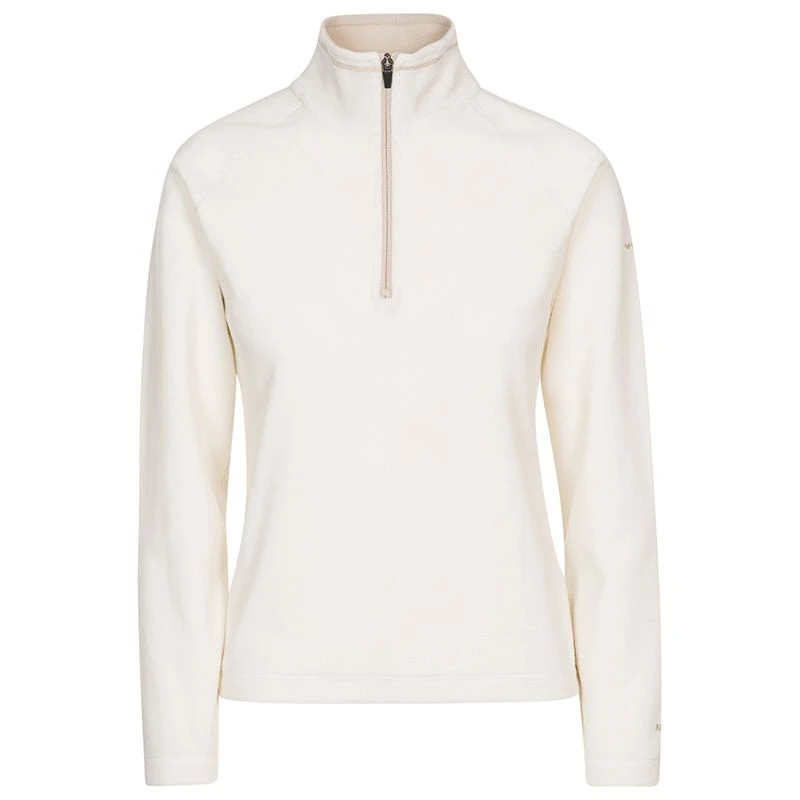 Trespass Women's Skylar Half Zip Fleece Ghost 1 Trespass Women's Skylar Half Zip Fleece Ghost