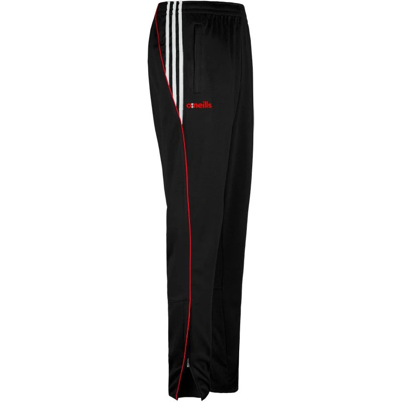Men's Solar 3 Stripe Brushed Skinny Bottoms Black / Red / White 1 Men's Solar 3 Stripe Brushed Skinny Bottoms Black / Red / White