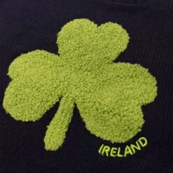 Trad Craft Kids' Shamrock Jumper Navy Knit Emerald -underwear Zone t7467 03