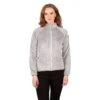 Trespass Women's Telltale Soft Furry Fleece Jacket Silver Grey