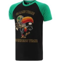 Trad Craft Men's Notre Dame Game Time T-Shirt Black / Emerald