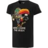 Trad Craft Men's Notre Dame Here Come The Irish T-Shirt Black / Multi