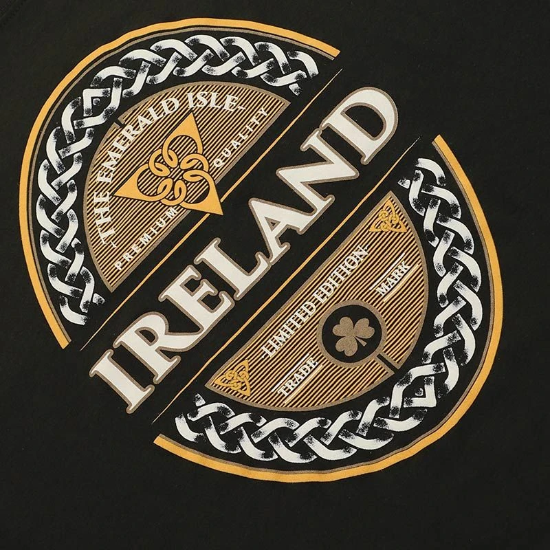 Trad Craft Men's Ireland Emerald Isle Classic T-Shirt Bottle 3 Trad Craft Men's Ireland Emerald Isle Classic T-Shirt Bottle - Image 3