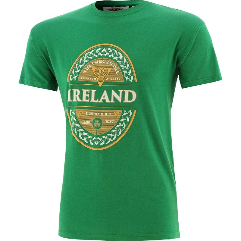 Trad Craft Men's Ireland Emerald Isle Classic T-Shirt Emerald 1 Trad Craft Men's Ireland Emerald Isle Classic T-Shirt Emerald