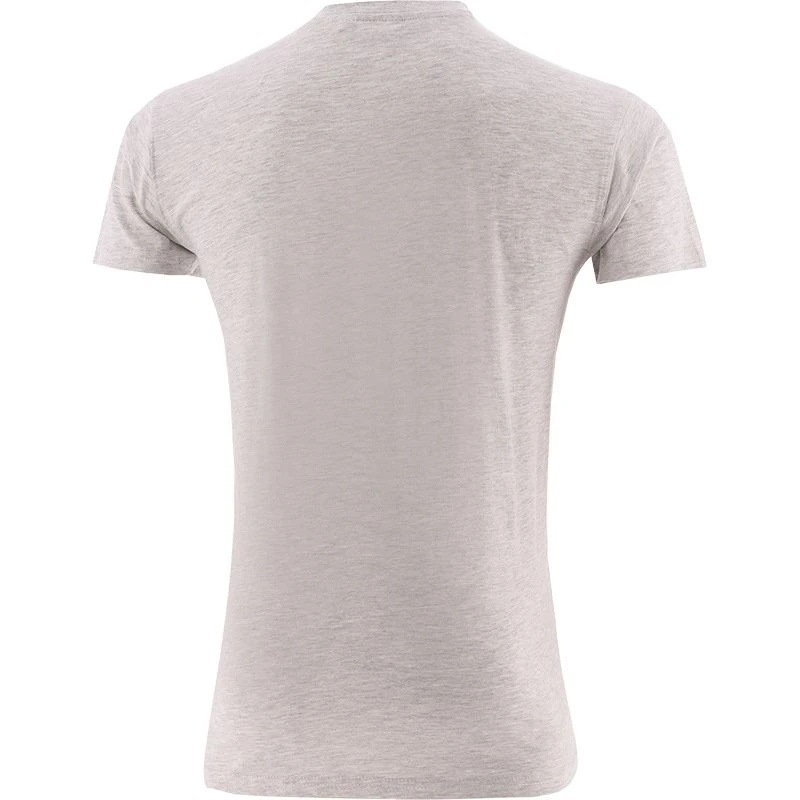 Trad Craft Men's Ireland Classic T-Shirt Grey Marl 2 Trad Craft Men's Ireland Classic T-Shirt Grey Marl - Image 2